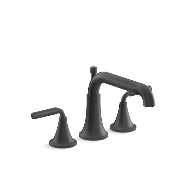 Kohler Tone Deck Mount Bath Faucet W. Diverter Matte Black T26440-4-BL - main